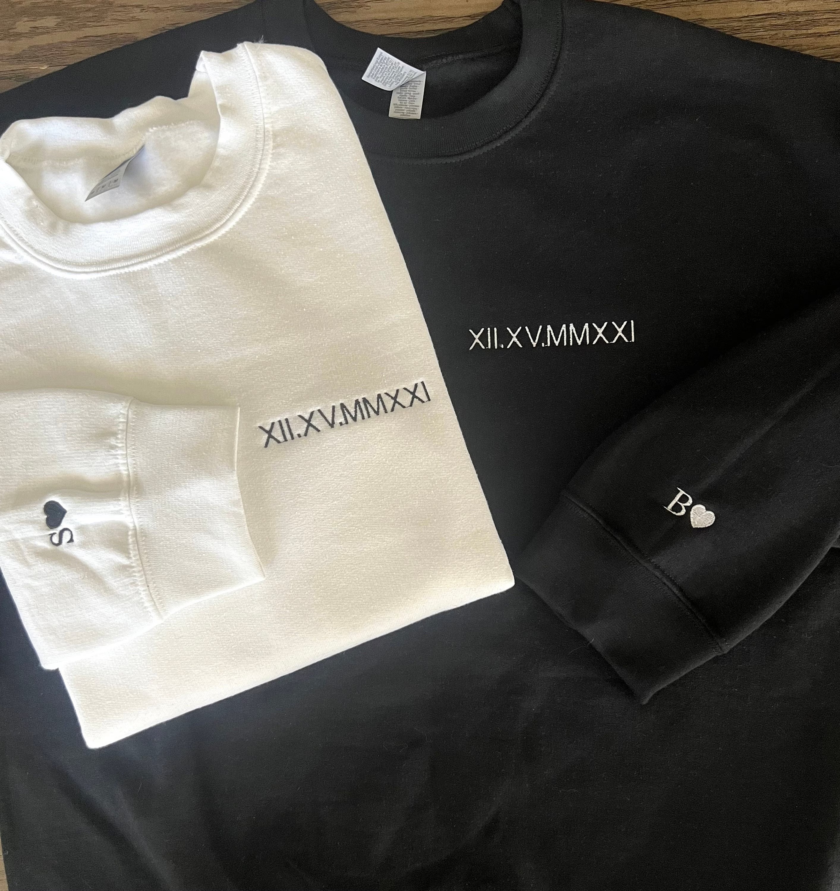 Personalized Roman Numeral V2 Sweatshirt-Gift For Custom