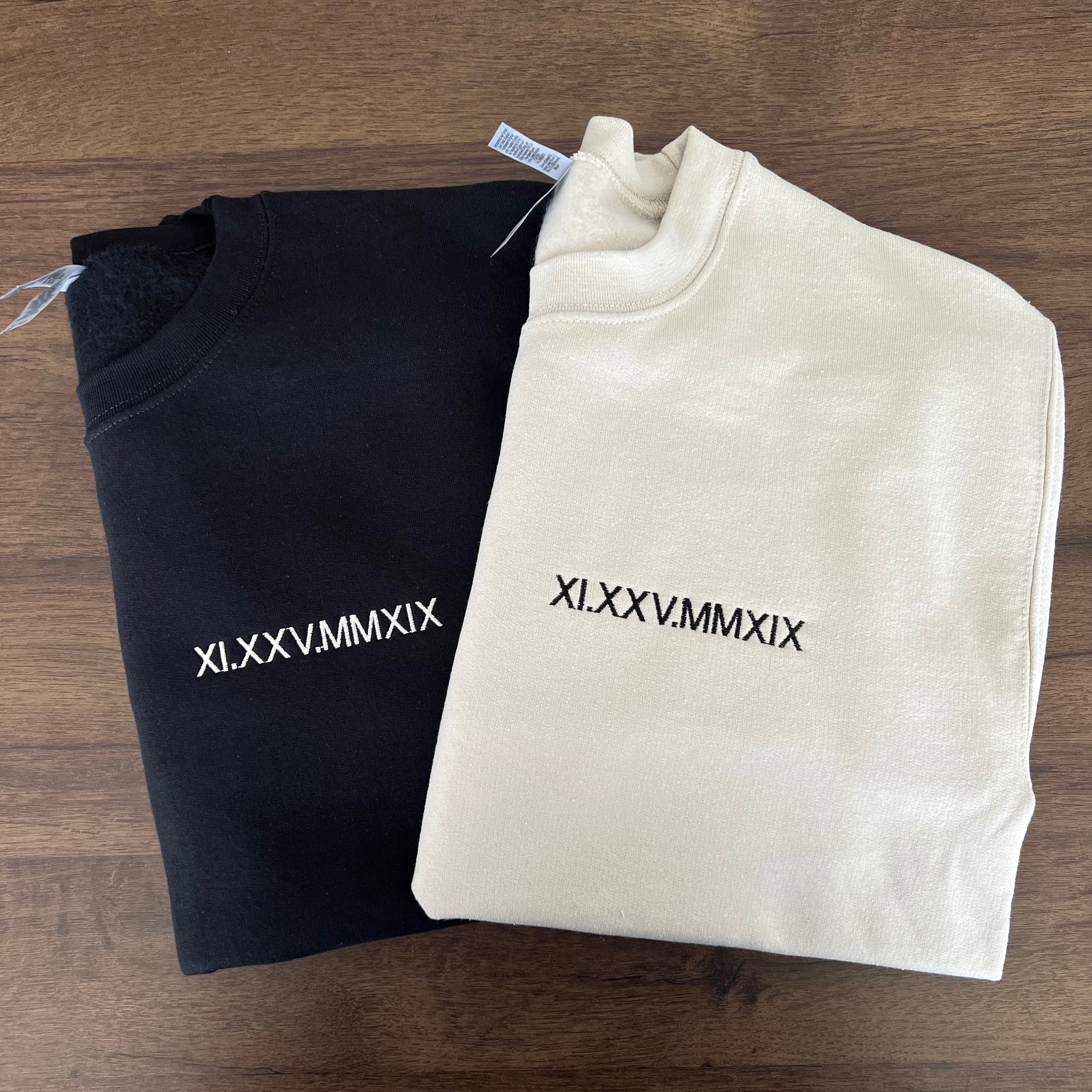 Personalized Roman Numeral V2 Sweatshirt-Gift For Custom