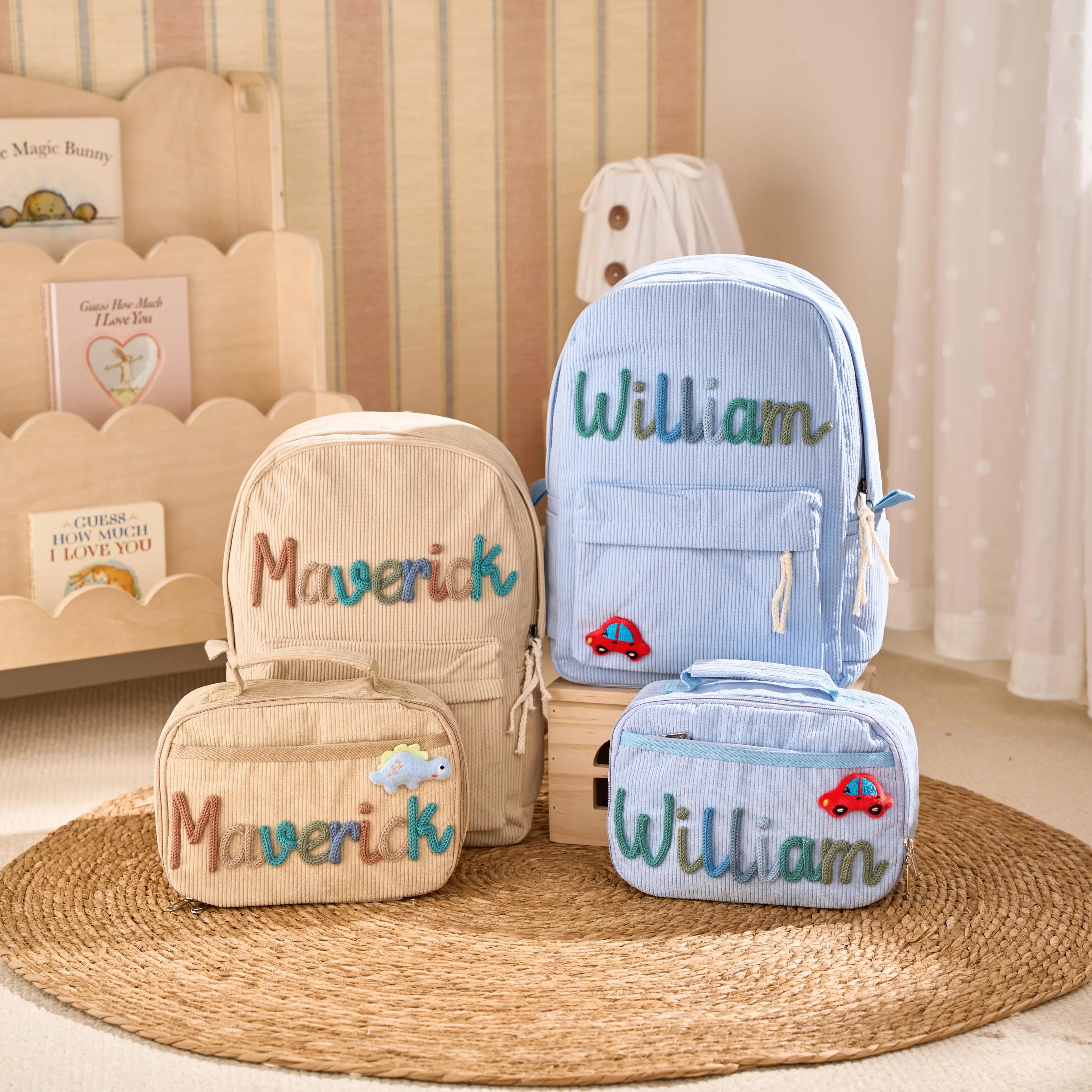 Personalized Toddler Backpack & Lunch Bag Set