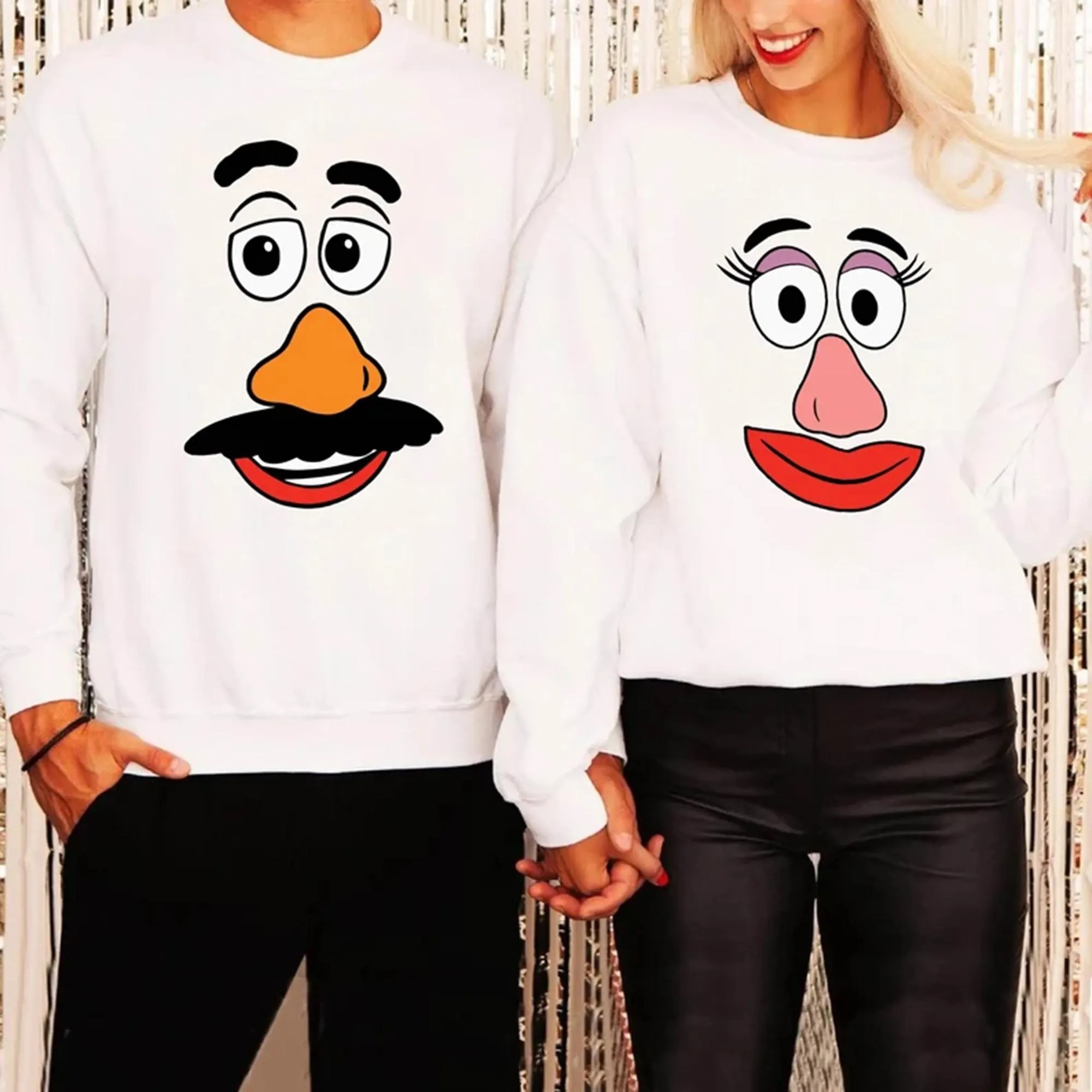 Toy Story Mr & Mrs Potato Head Couple Print T-Shirts Outfits
