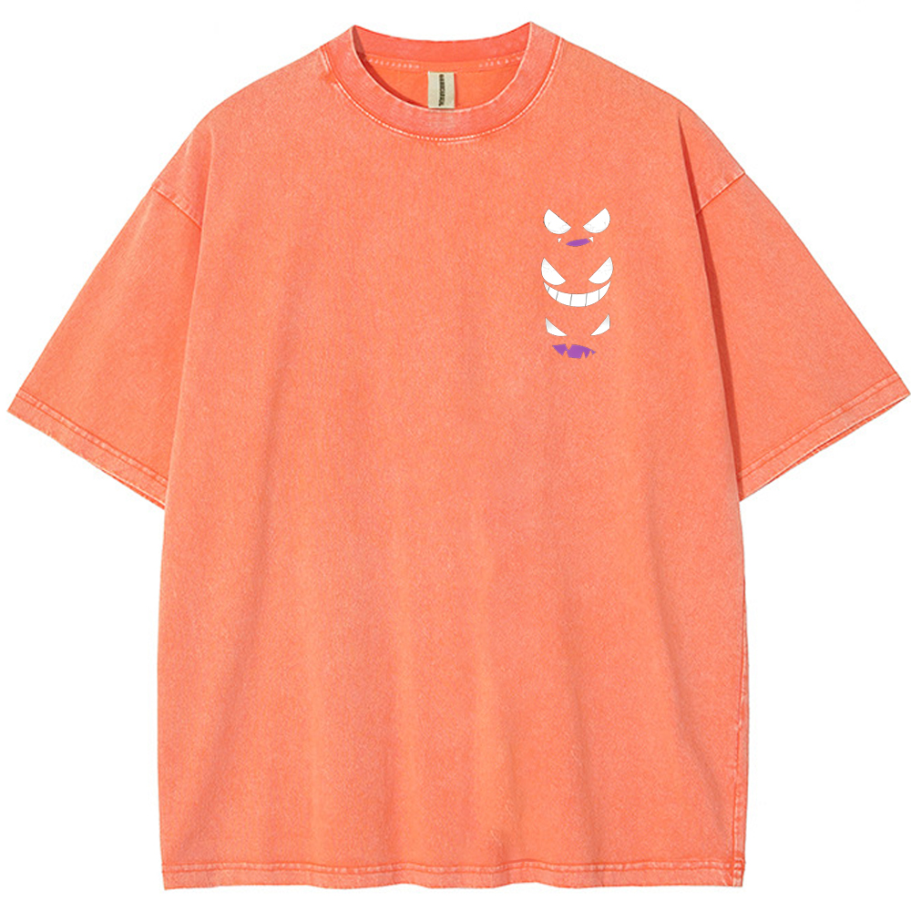 Crystal Ghost Evolution Full Back Graphic Tee | Pokemon Anime