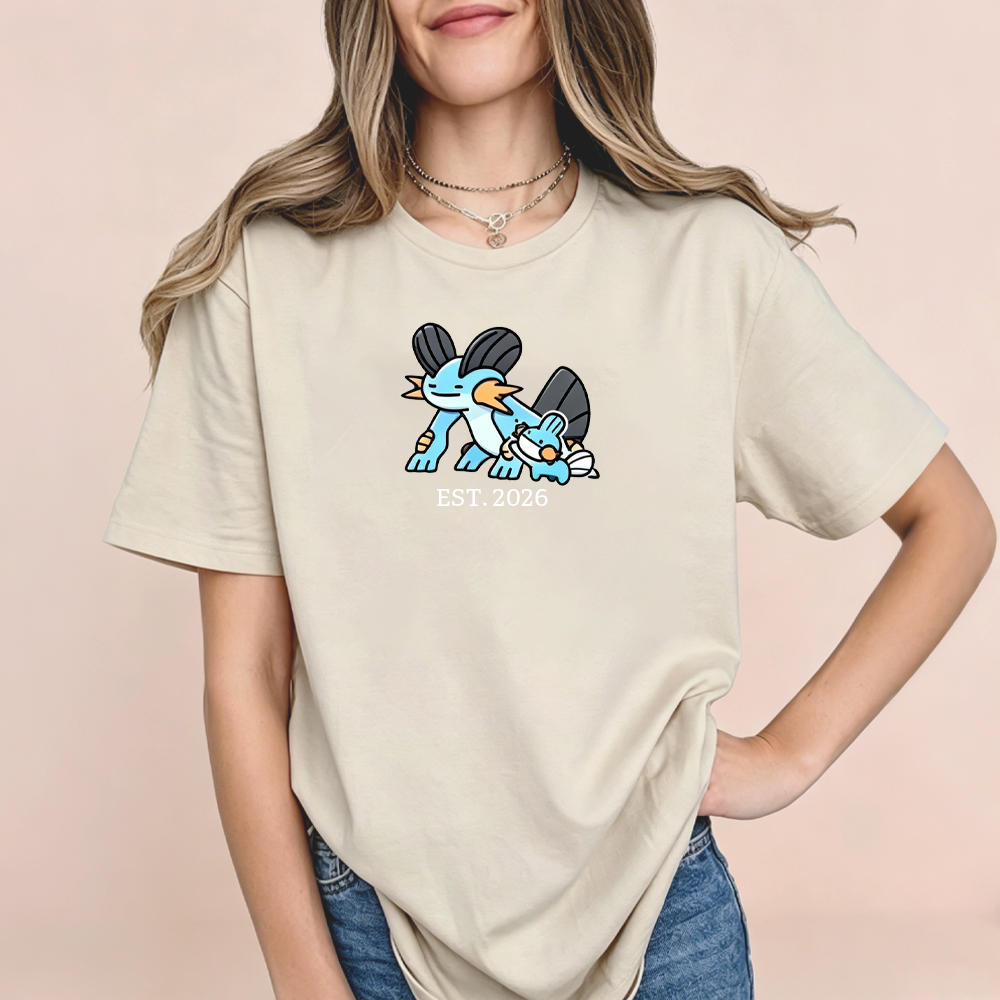 Cute Parent & Kid Swampert Vintage Washed T-Shirt