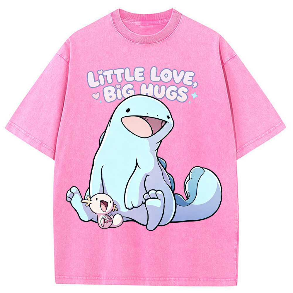 Parent & Kid Quagsire & Axolotl Wooper Vintage Washed T-Shirt
