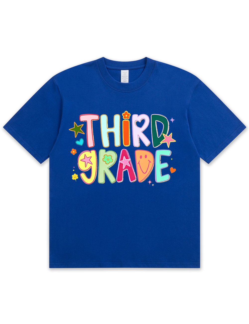 Preppy Hand Drawn Colorful Doodle Teacher Shirt