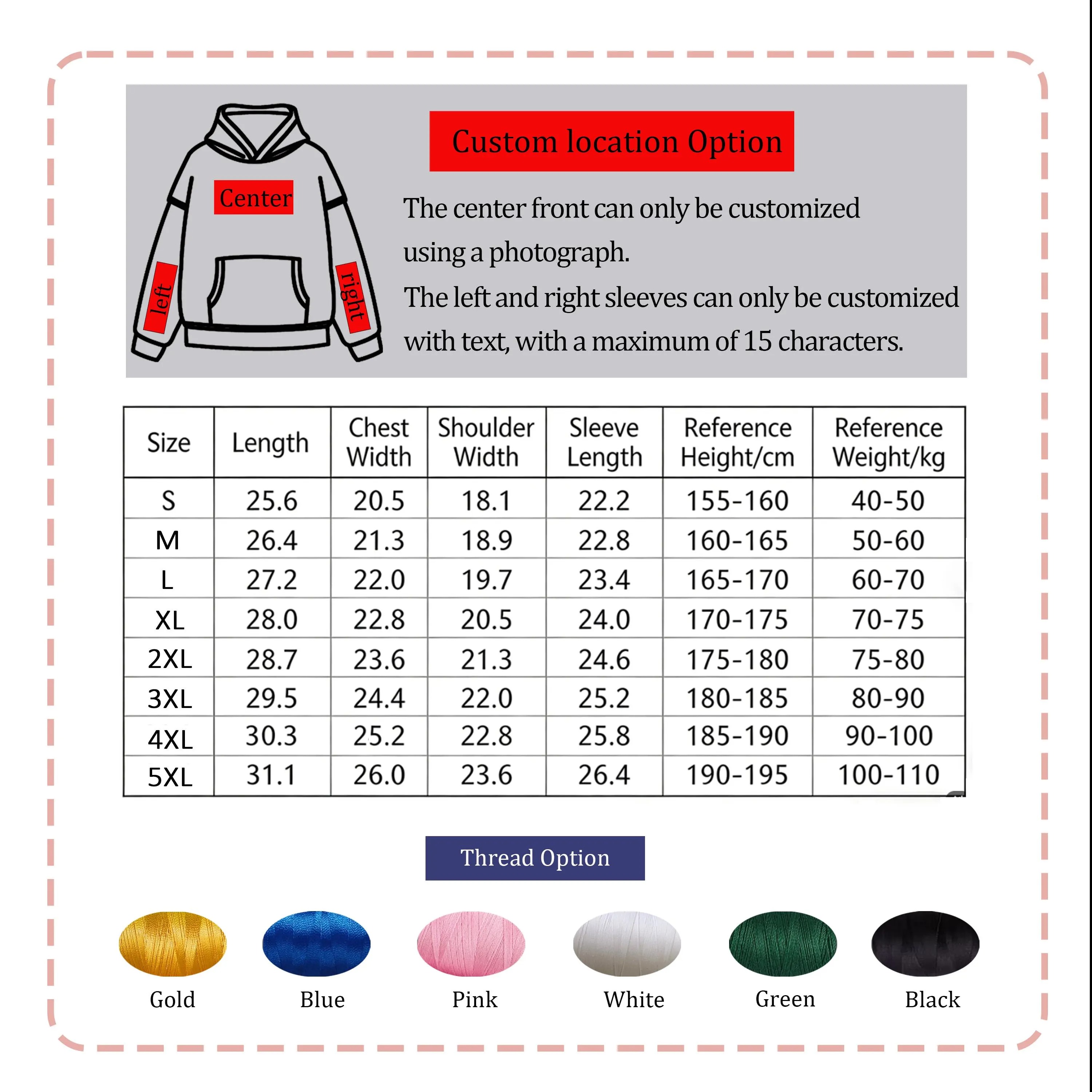 Couple Matched Custom Embroidered Sweatshirt-Gift For Custom