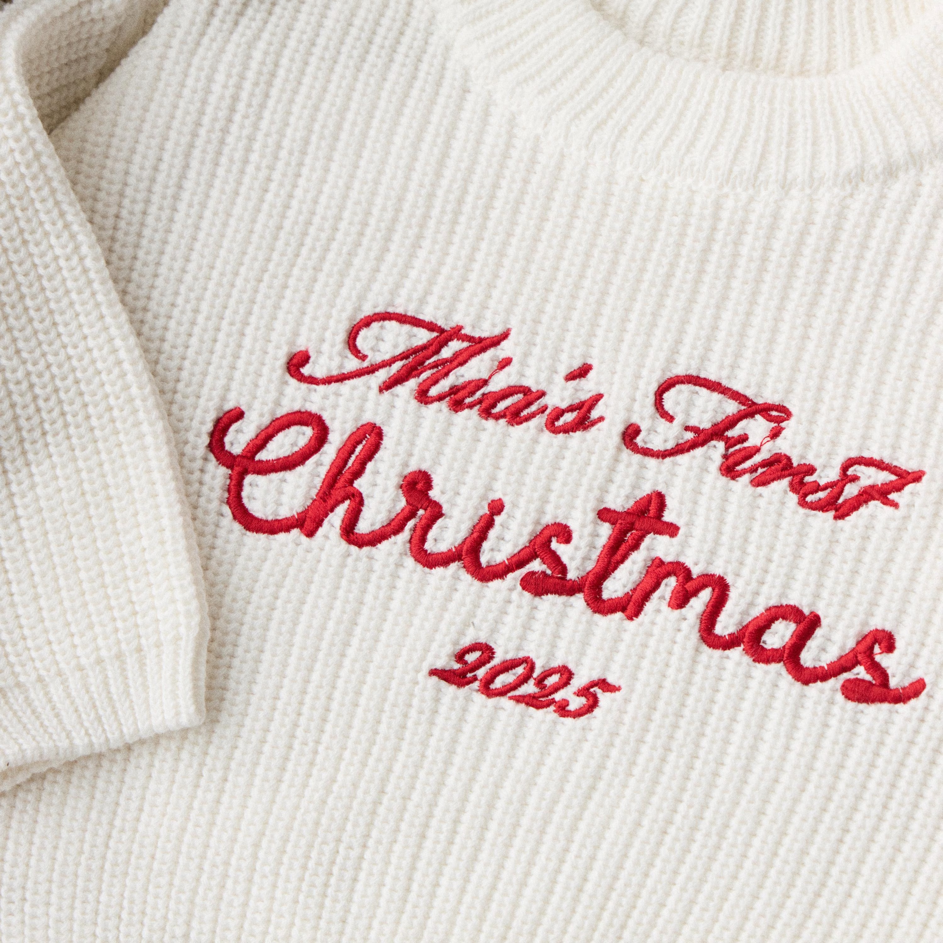 Baby’s First Christmas Sweater