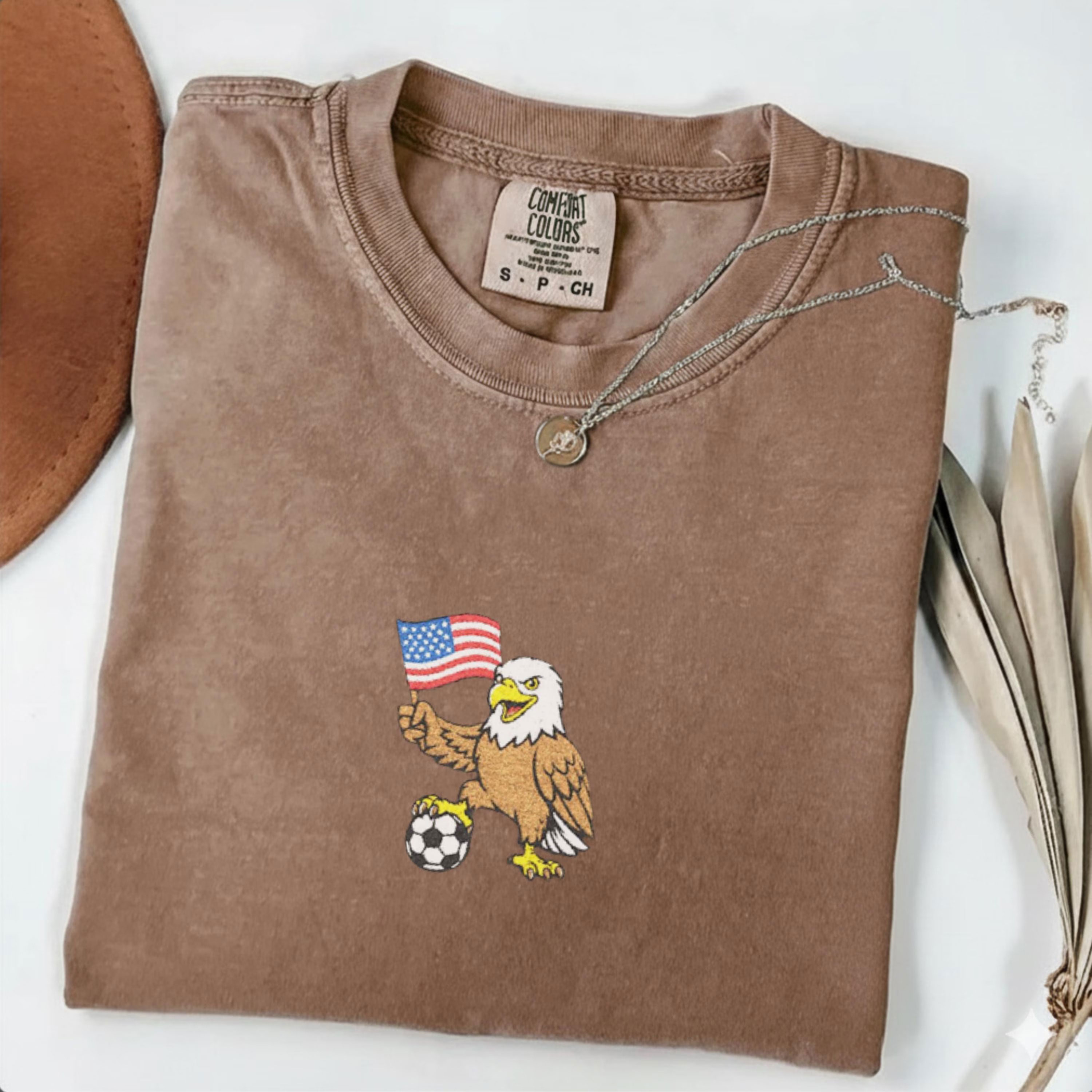 Embroidered USA Soccer Shirt