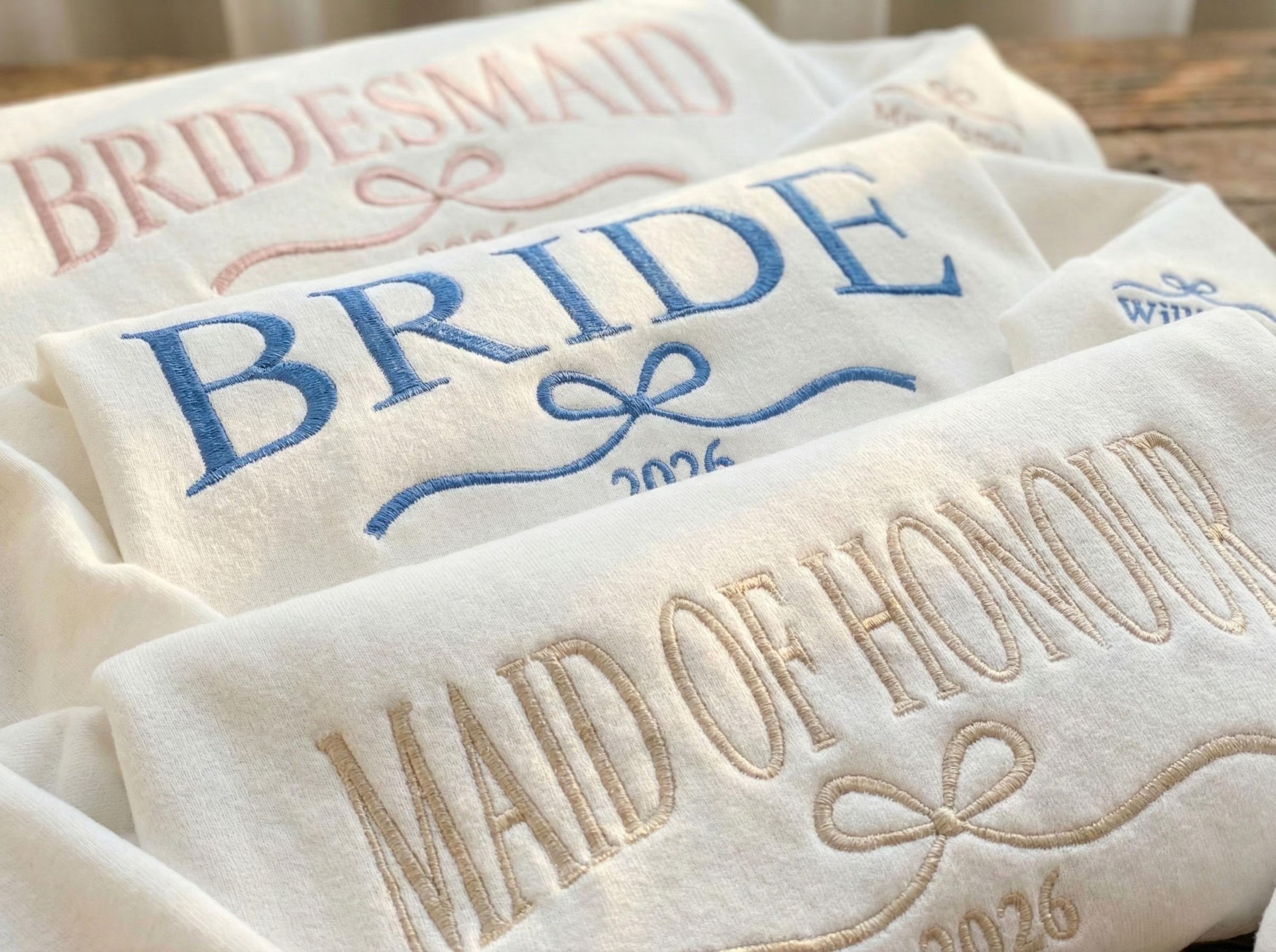 Custom Embroidered Bride Sweatshirt