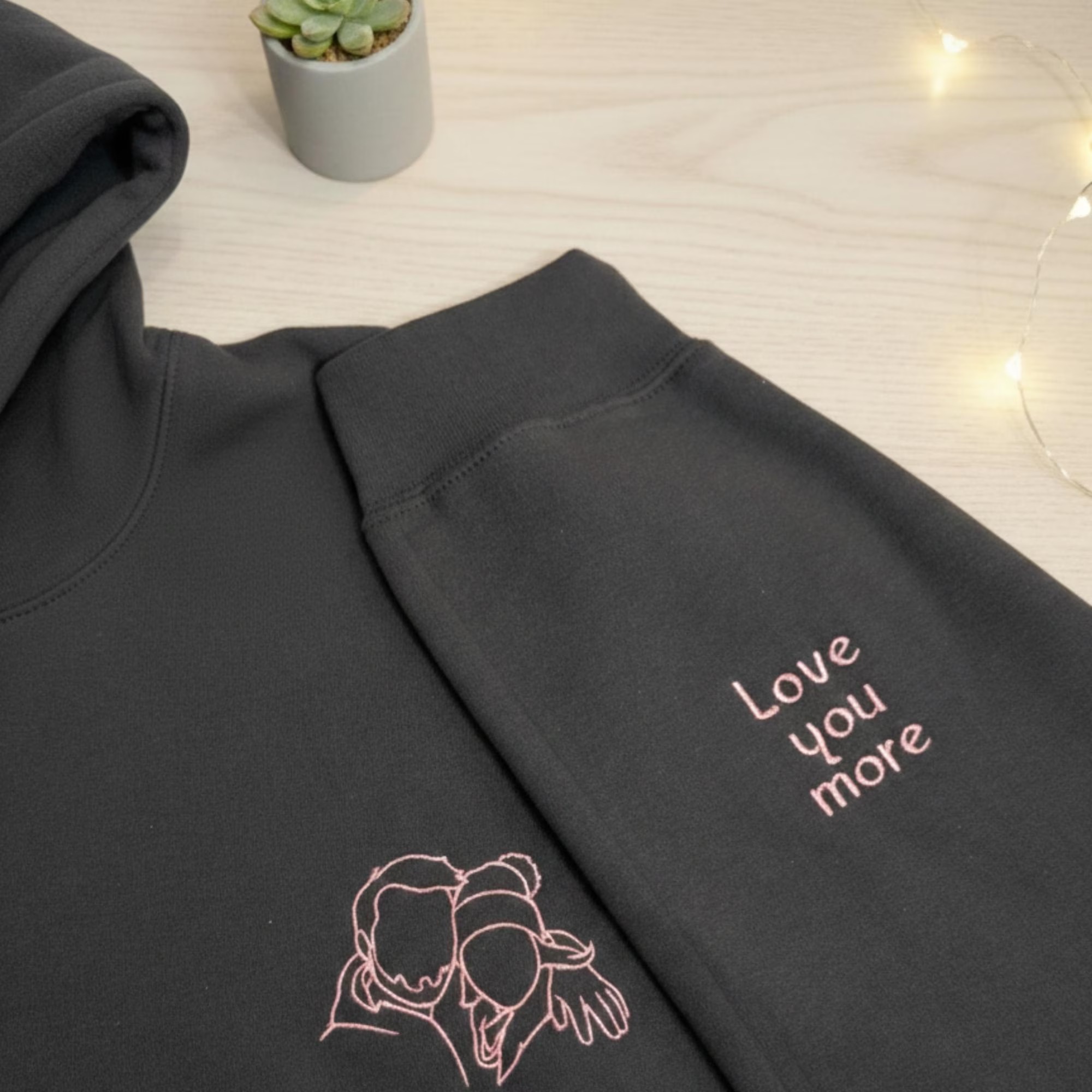 Custom Photo Embroidered Hoodie