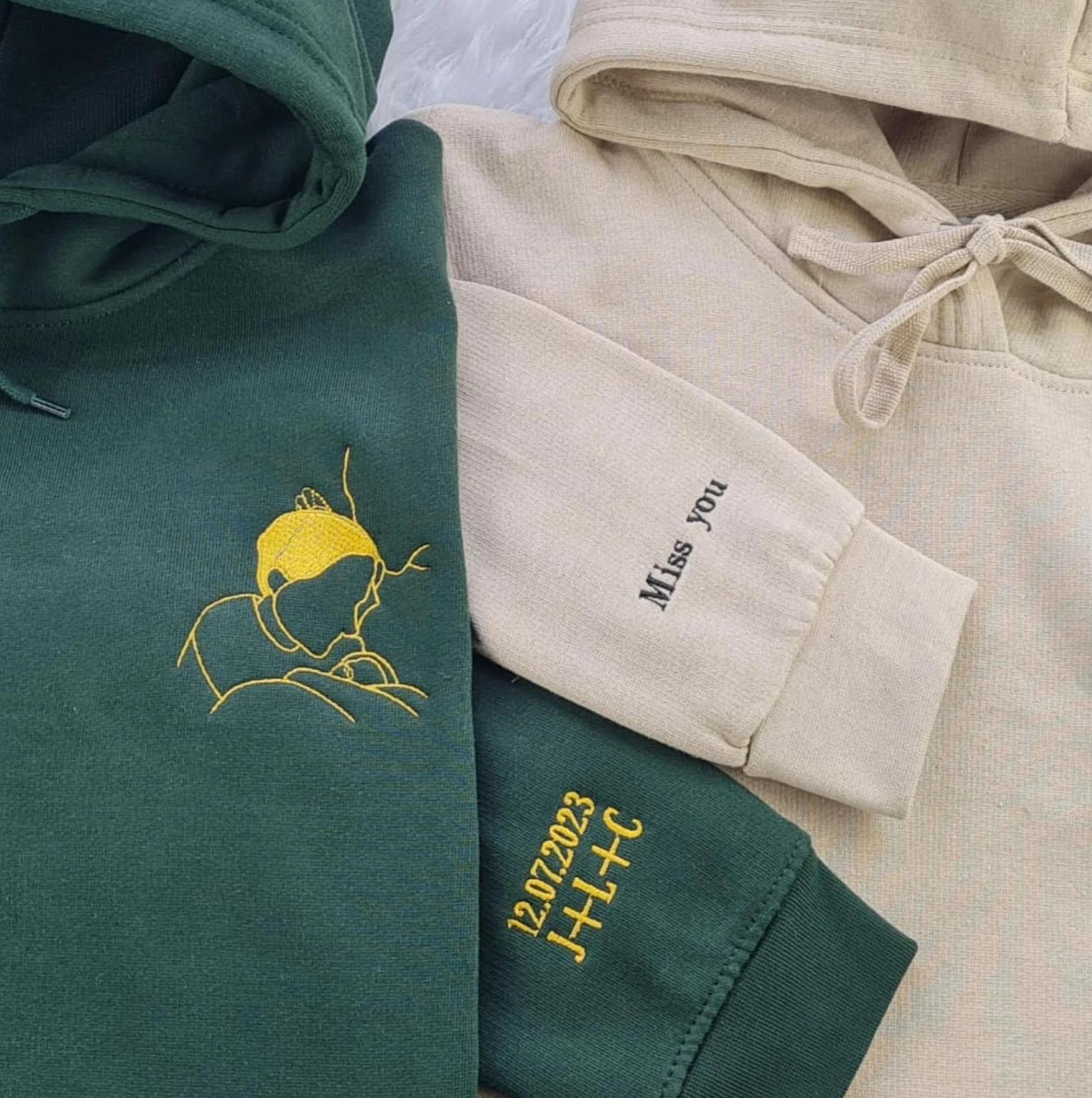 Custom Dad Photo Hoodie