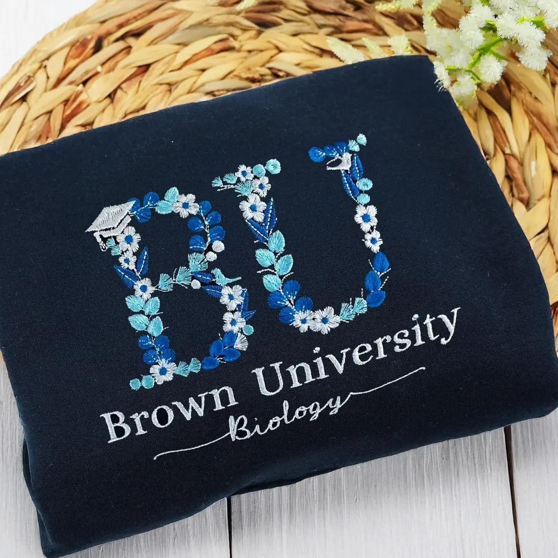 Custom College Embroidered Sweatshirt-Gift For Custom