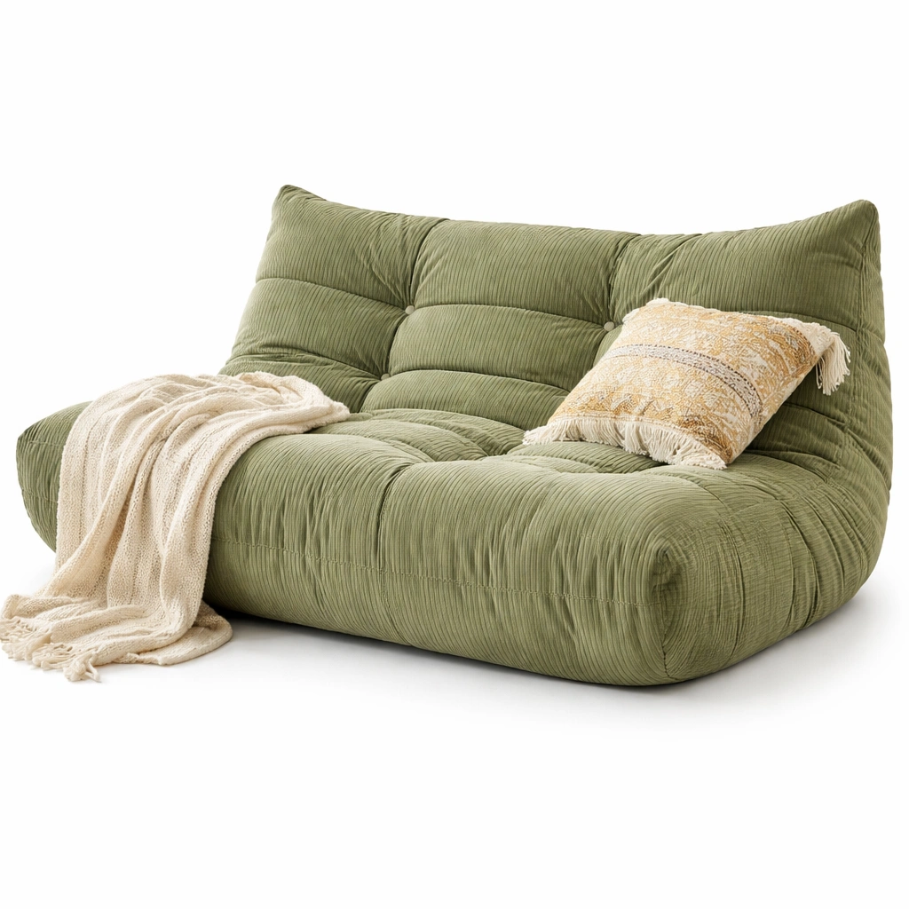 Klappsofa gepolstert mit Rueckenlehne-Zorinae