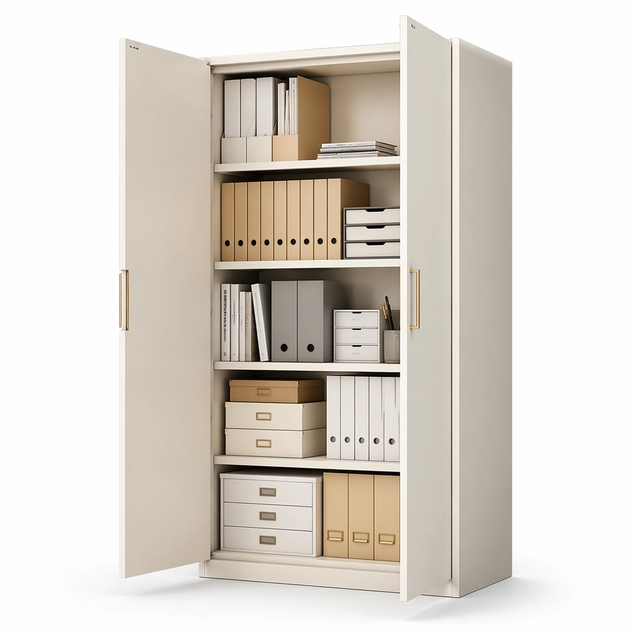 Grosser Bueroschrank mit Tueren-Zorinae