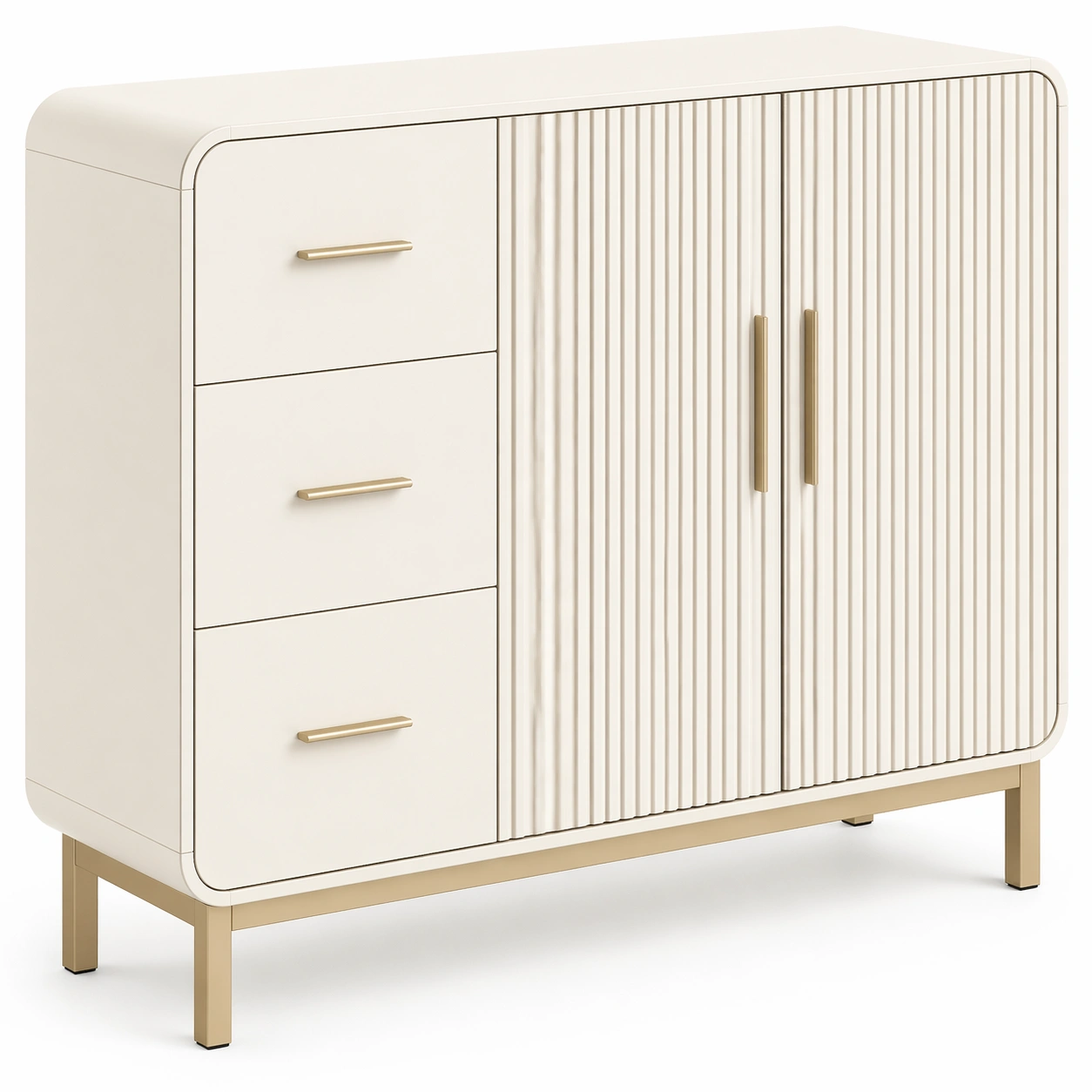 Sideboard mit Schubladen und Tueren im modernen Design-Yelviro