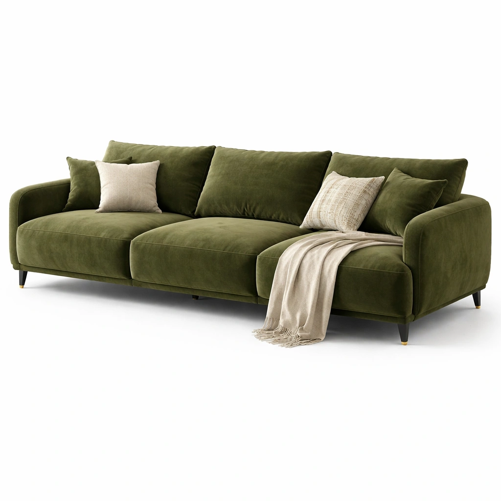 3 Sitzer Sofa mit weicher Polsterung-Yelviro