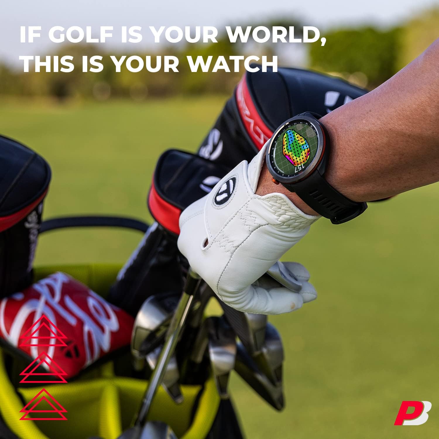 ⛳S70 (White, 42mm) Golf GPS Watch Bundle