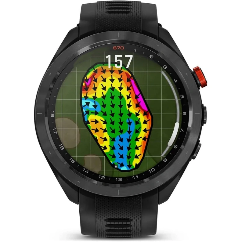 ⛳S70 (White, 42mm) Golf GPS Watch Bundle