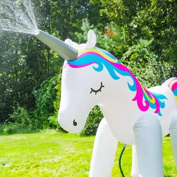 Inflatable Unicorn Sprinkler Unicorn Water Toys for Summer Yard and Outdoor Play Kids