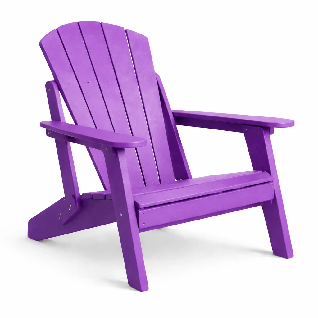 Sedia adirondack in legno composito viola-R Oomdira