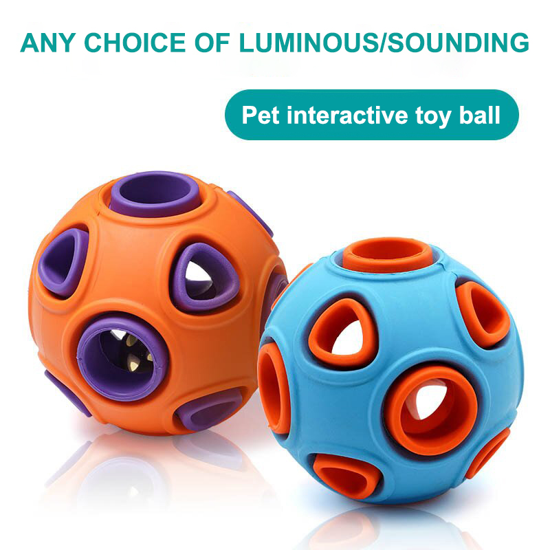 Sounding and Glowing Interactive Toys Dog Balls