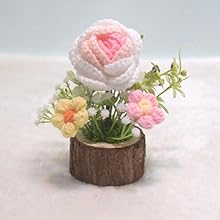 Crochet Flowers Artifical Sunflowers