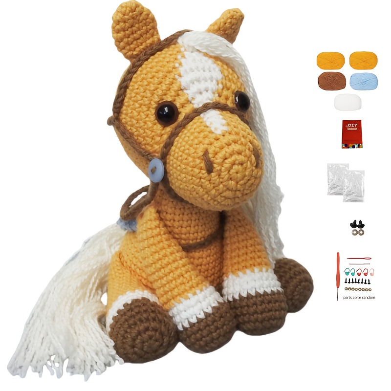 A Beginner'S Crochet Kit Featuring Animal Designs for Adults, Complete with Step-By-Step Video Tutorials. This Knitting Set Is a Charming And Fun Home Decor Piece, Perfect As a Birthday Or Valentine'S Day Gift-Hookcrafted