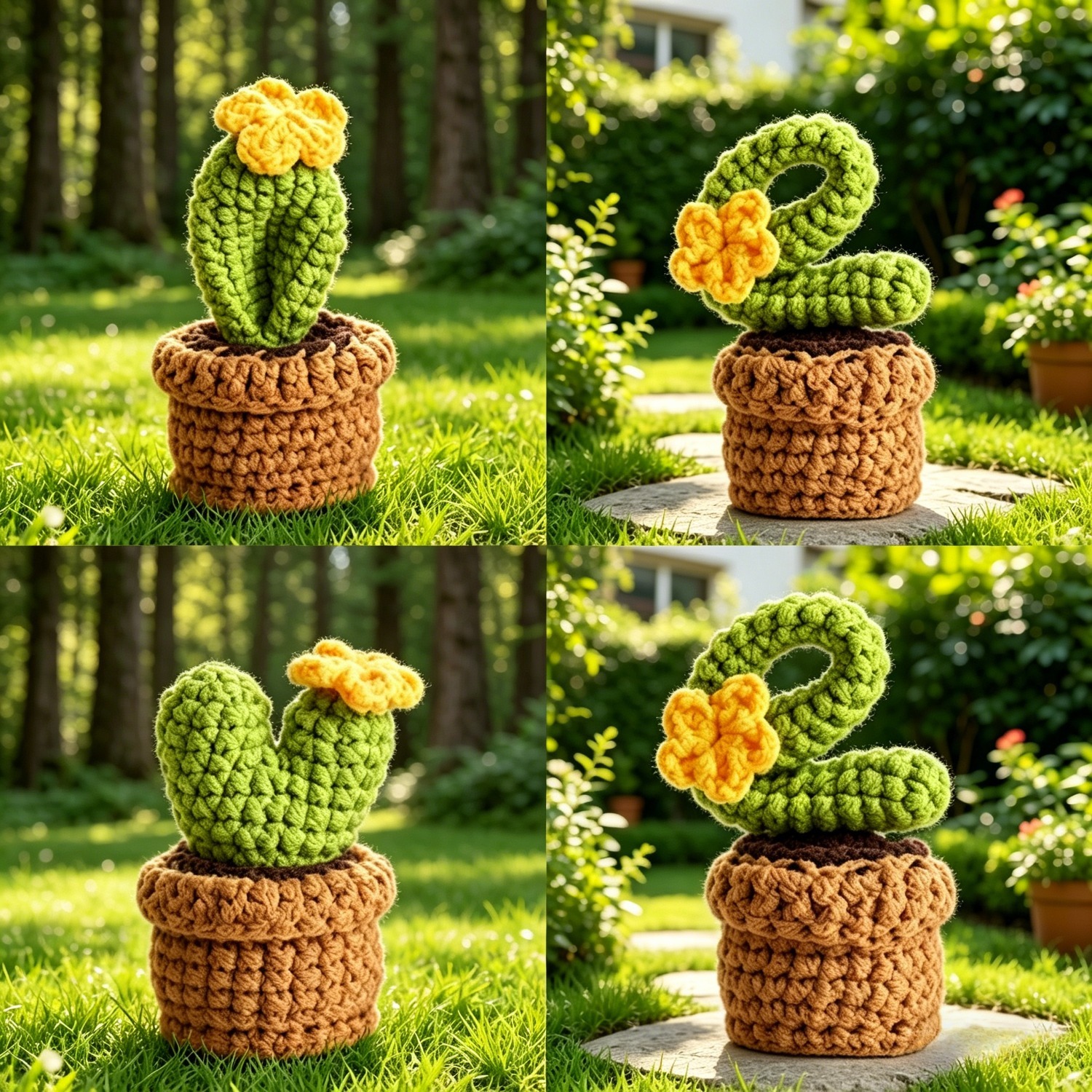 Succulent Crochet Kit for Beginners | DIY Crochet Plant Set with Yarn, Hook & Step-by-Step Video Tutorial | Cute Succulents Collection Hookcrafted