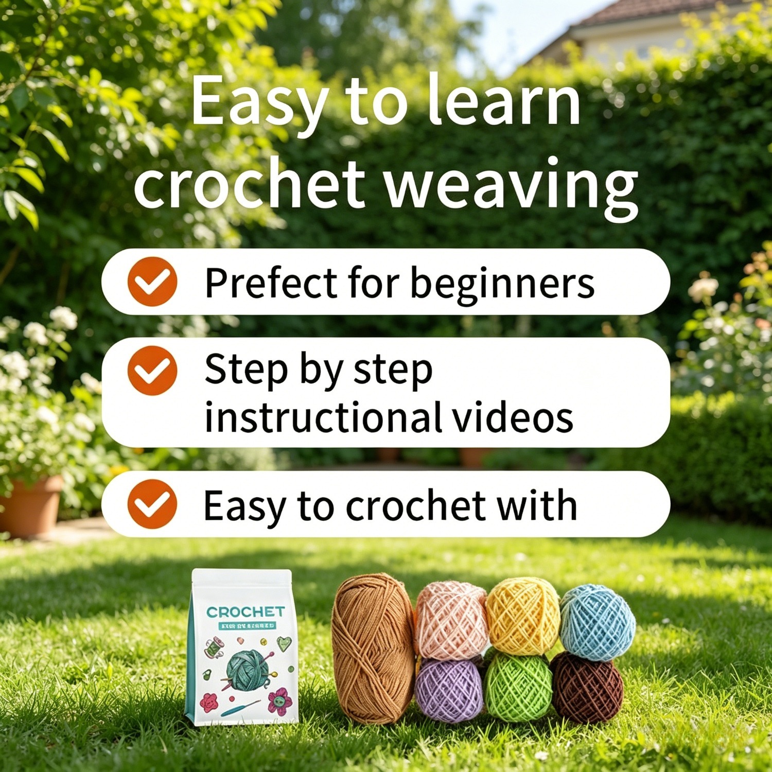 [Copy]Snow Leopard Crochet Kit for Beginners | DIY Amigurumi Set with Yarn, Hook & Video Tutorial | Handmade Plush Animal Gift Hookcrafted