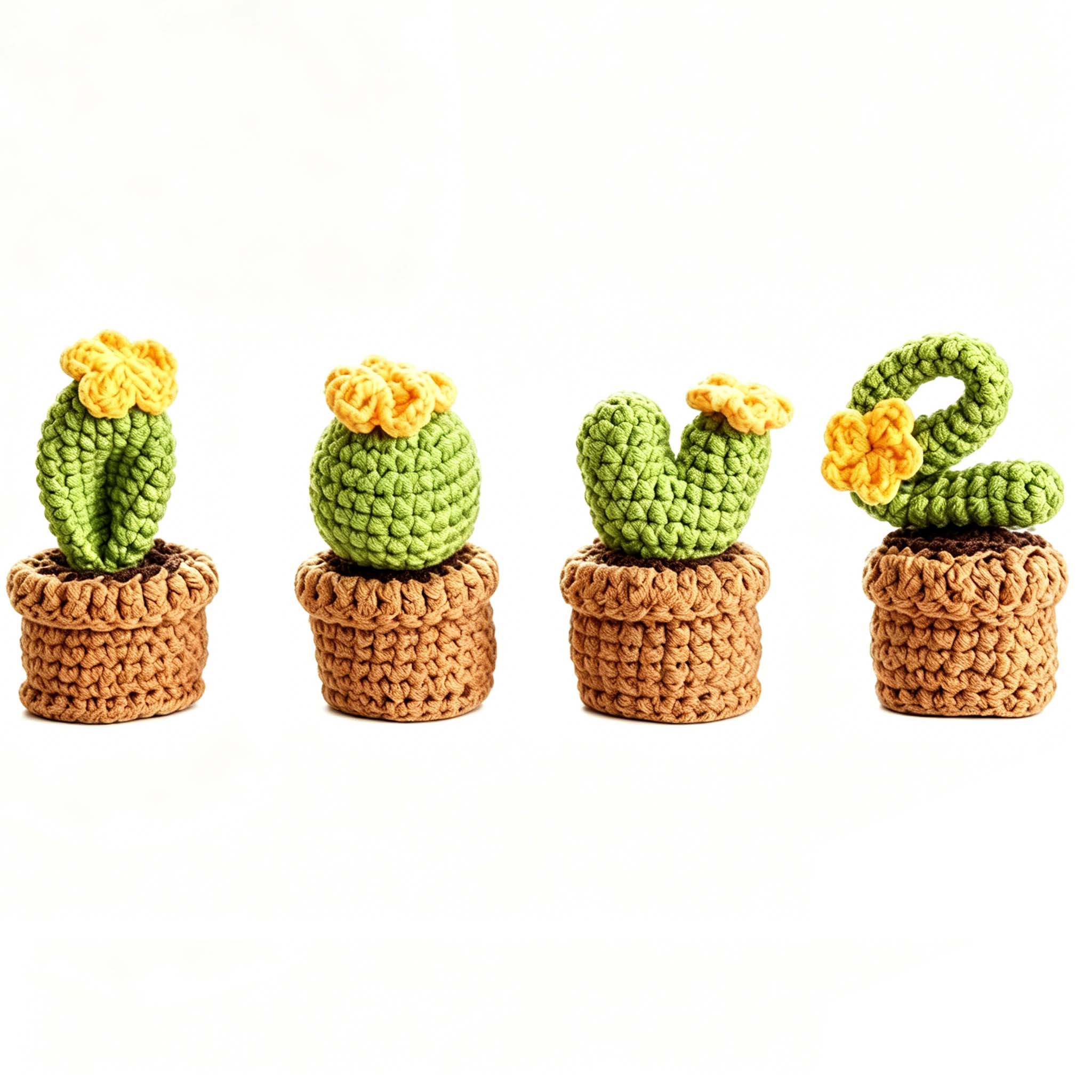 Succulent Crochet Kit for Beginners | DIY Crochet Plant Set with Yarn, Hook & Step-by-Step Video Tutorial | Cute Succulents Collection Hookcrafted