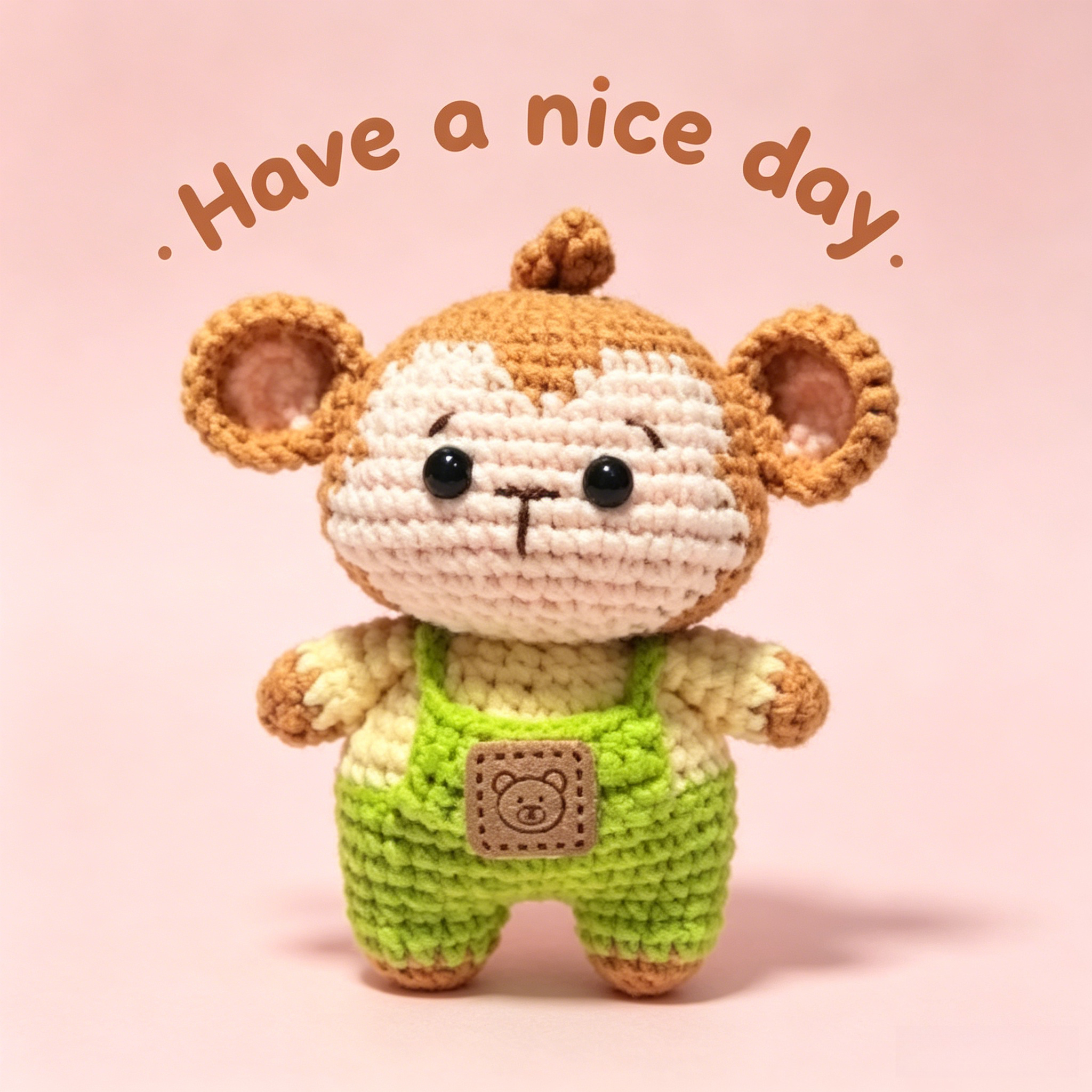 Handmade Crochet Monkey Amigurumi Doll | Cute Plush Toy Gift 🧶