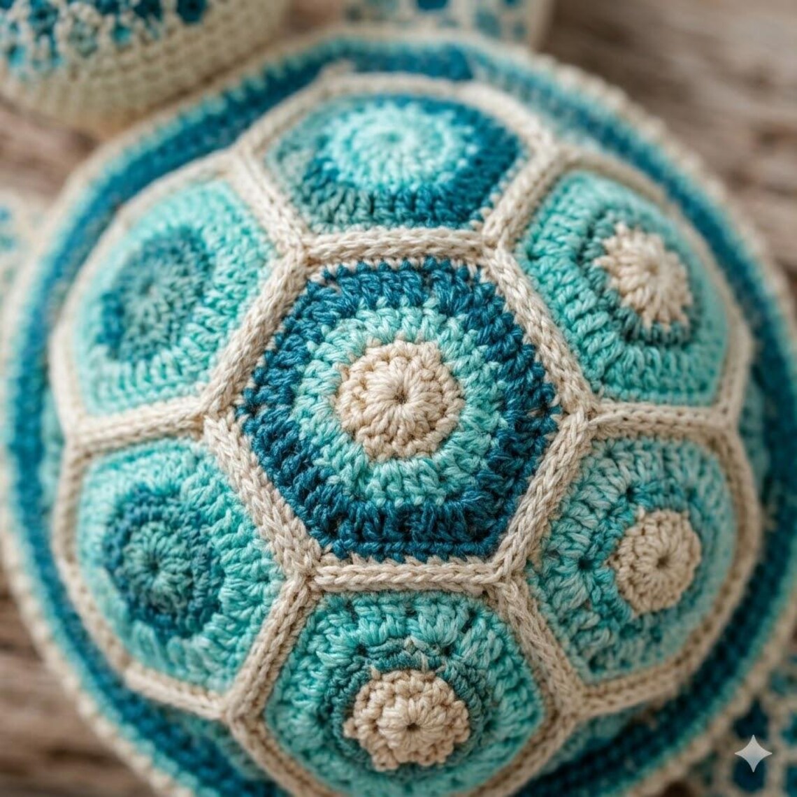 Crochet Kit for Beginners, DIY Sea Turtle Amigurumi Crochet Kit with Step-by-Step Instructions, Complete Starter Kit with Yarn, Hooks & Accessories for Adults Kids, Handmade Craft Gift-Hookcrafted