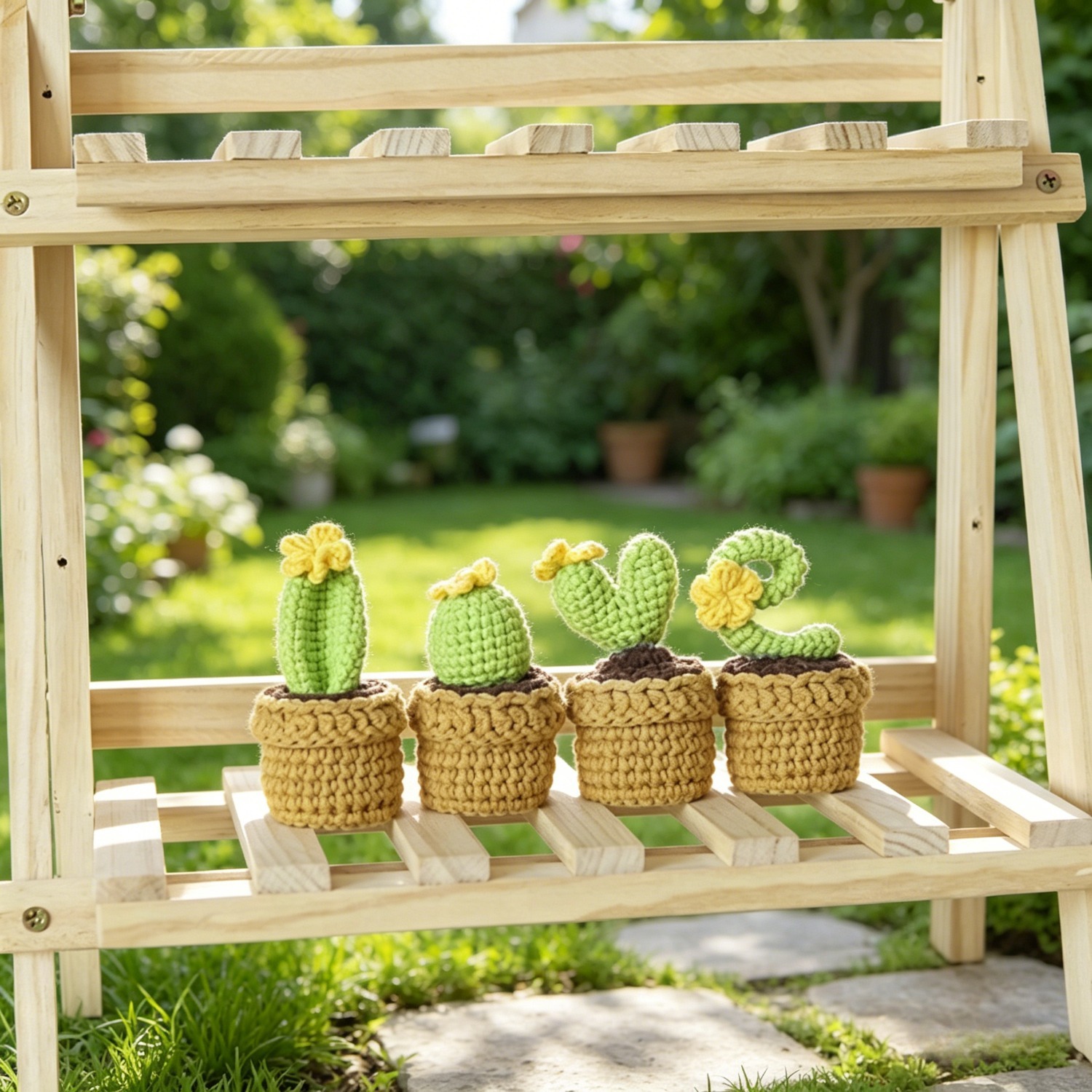 Succulent Crochet Kit for Beginners | DIY Crochet Plant Set with Yarn, Hook & Step-by-Step Video Tutorial | Cute Succulents Collection Hookcrafted