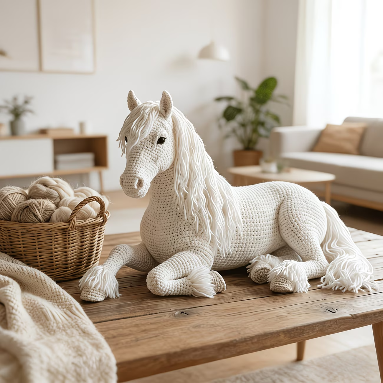 5 Style Horse Family Crochet Kit for Beginners | DIY Amigurumi Stuffed Toy Set with Full Supplies & Easy Instructions | Adorable Handmade Gift for Craft Fans