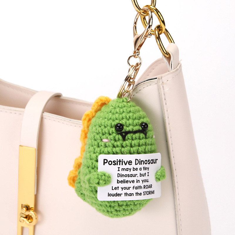 [Copy]Handmade Crochet Lucky Cat Keychain 🐱 | Kawaii Maneki-neko Bag Charm