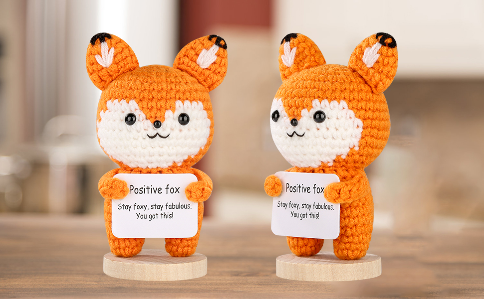 Funny Handmade Positive Crochet Animals
