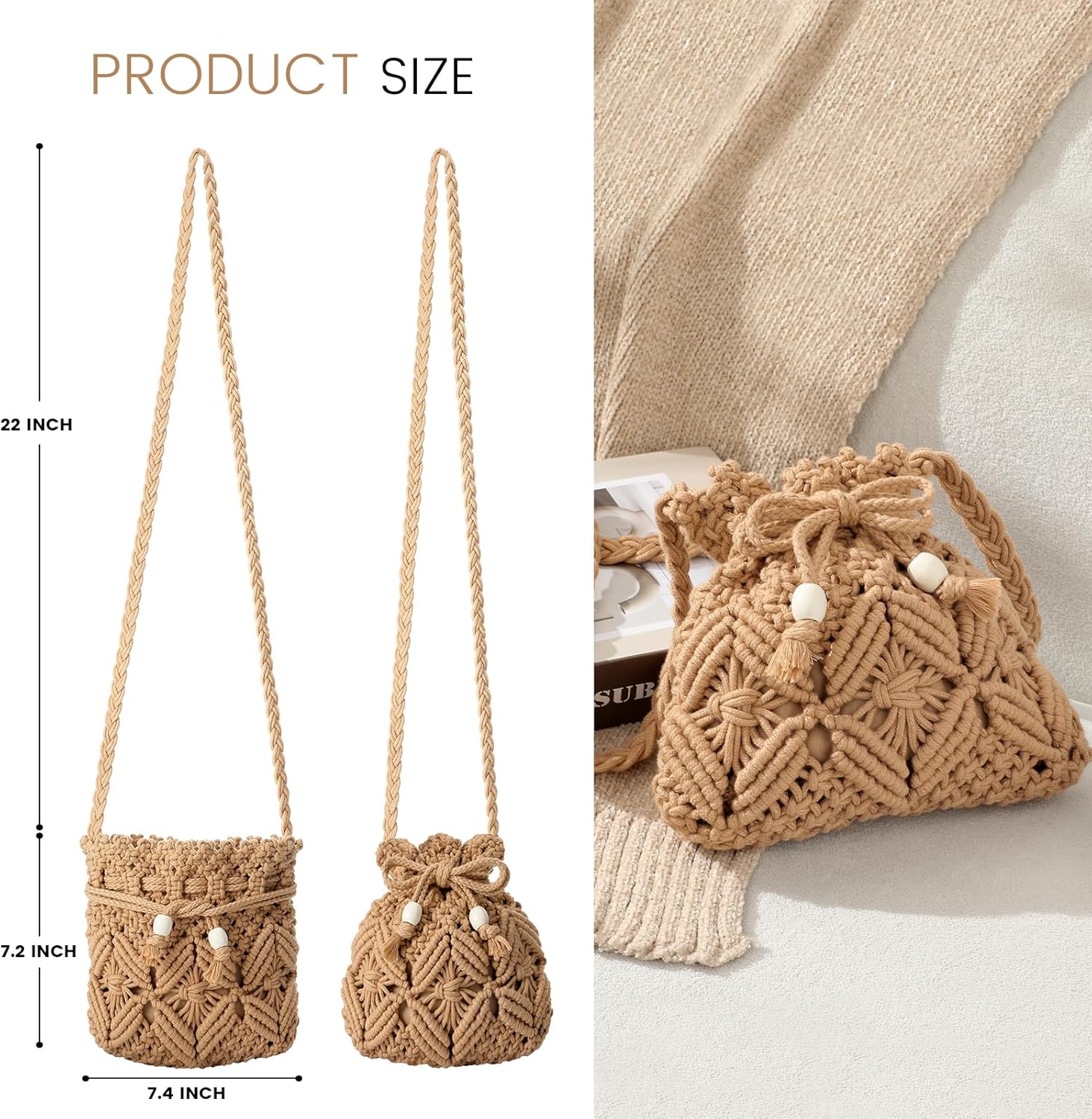 Beach Purse Straw Crossbody Bags for Women Straw Purse Beach Bag Woven Summer Purses for Women 2026