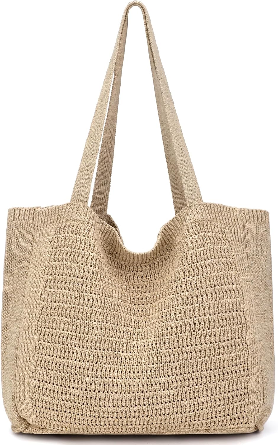 Crochet Bags for Women - Summer Beach Tote, Aesthetic Hippie Knit Bag