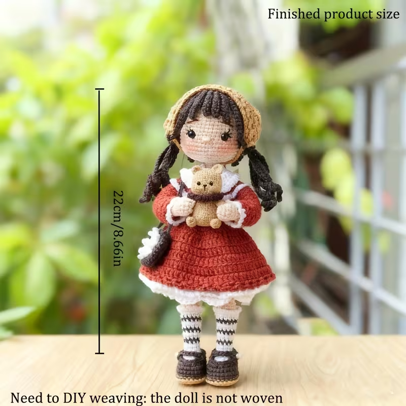 Eginner-Friendly Christmas Project This Adorable Crochet Kit Is Designed for Both New and Intermediate Crocheters, with Simple Steps That Make Crafting Easy and Fu, Adorable Christmas-Themed Crochet Set for, Designed for Both Beginners And Those