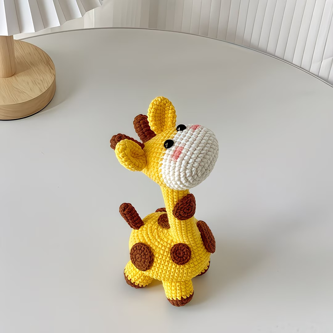 Giraffe Crochet Kit for Beginners | DIY Amigurumi Set with Yarn & Tools | Hookcrafted