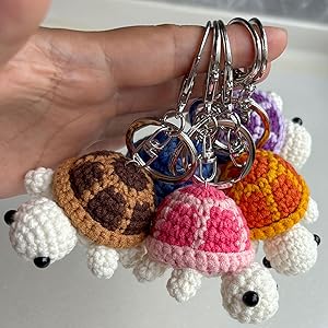 knitted wool turtle