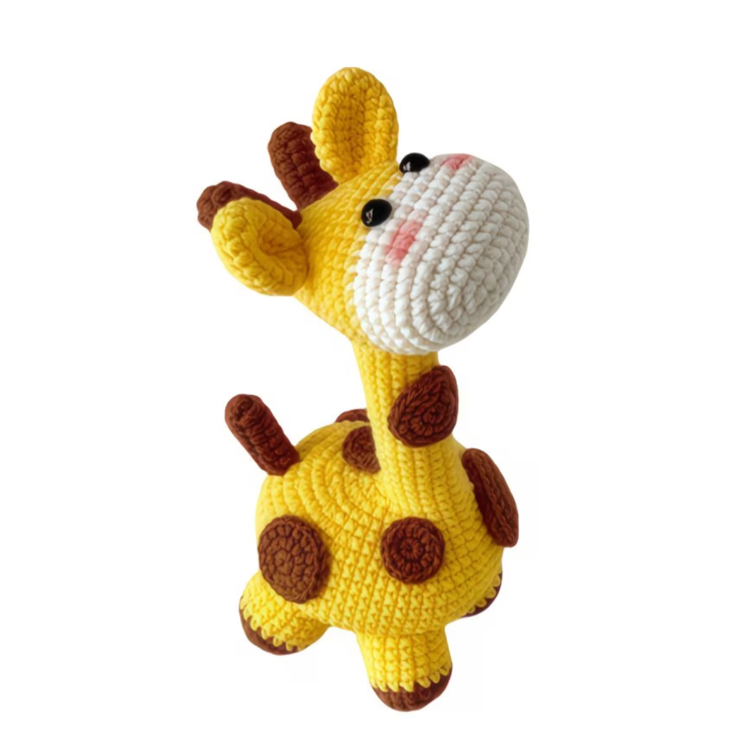 Giraffe Crochet Kit for Beginners | DIY Amigurumi Set with Yarn & Tools | Hookcrafted