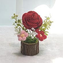 Crochet Flowers Artifical Sunflowers