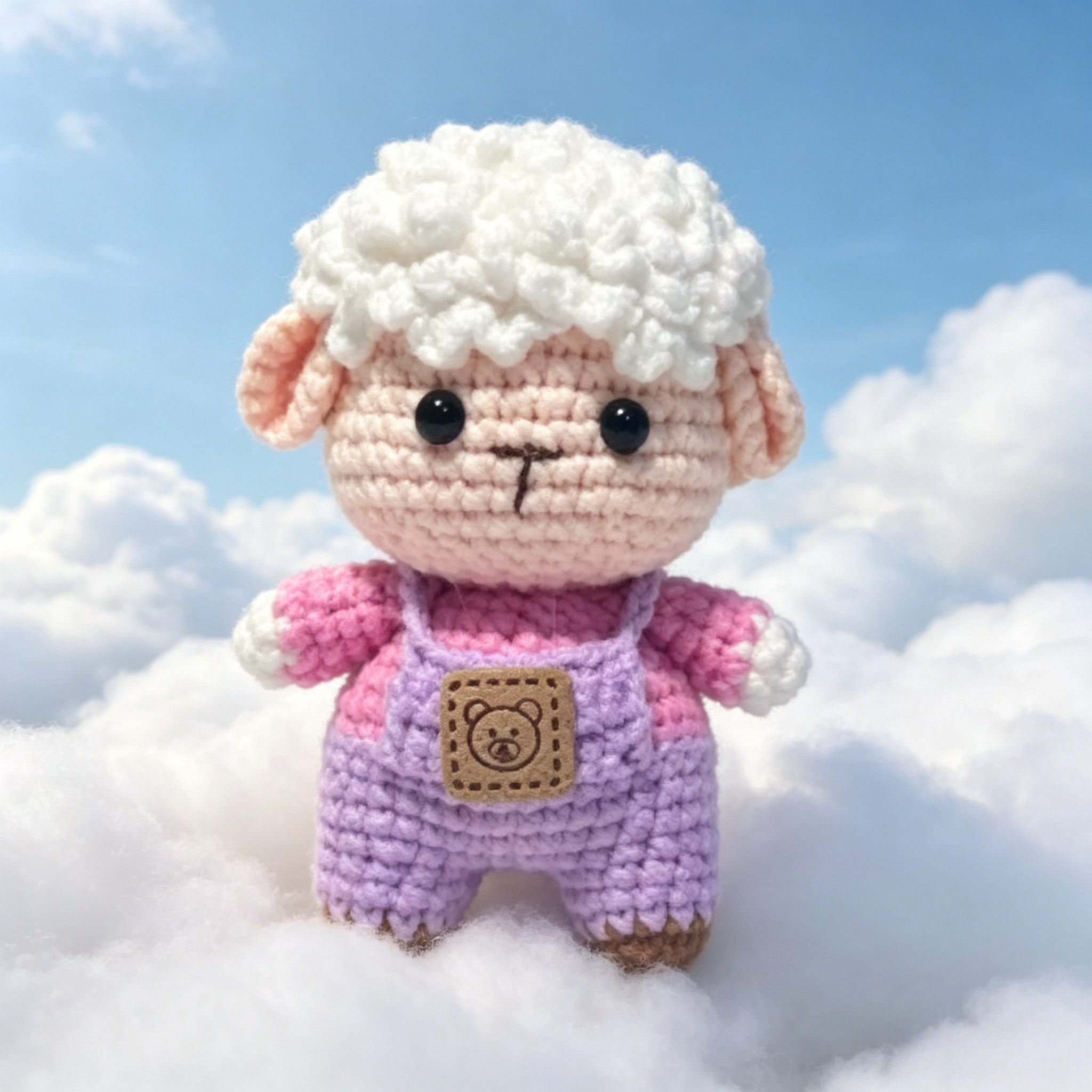 Adorable Sweet Lamb Crochet Doll | Handmade Amigurumi Stuffed Animal
