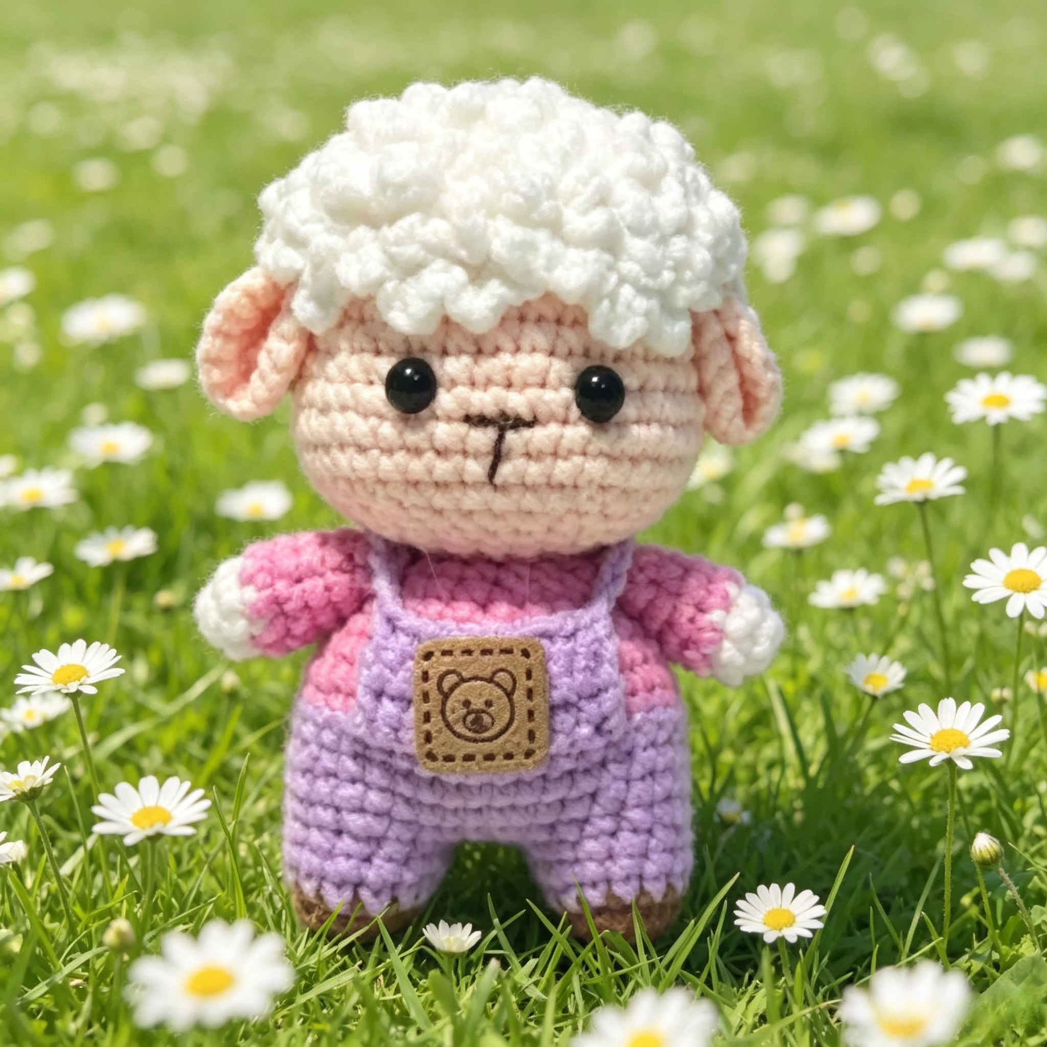 Adorable Sweet Lamb Crochet Doll | Handmade Amigurumi Stuffed Animal