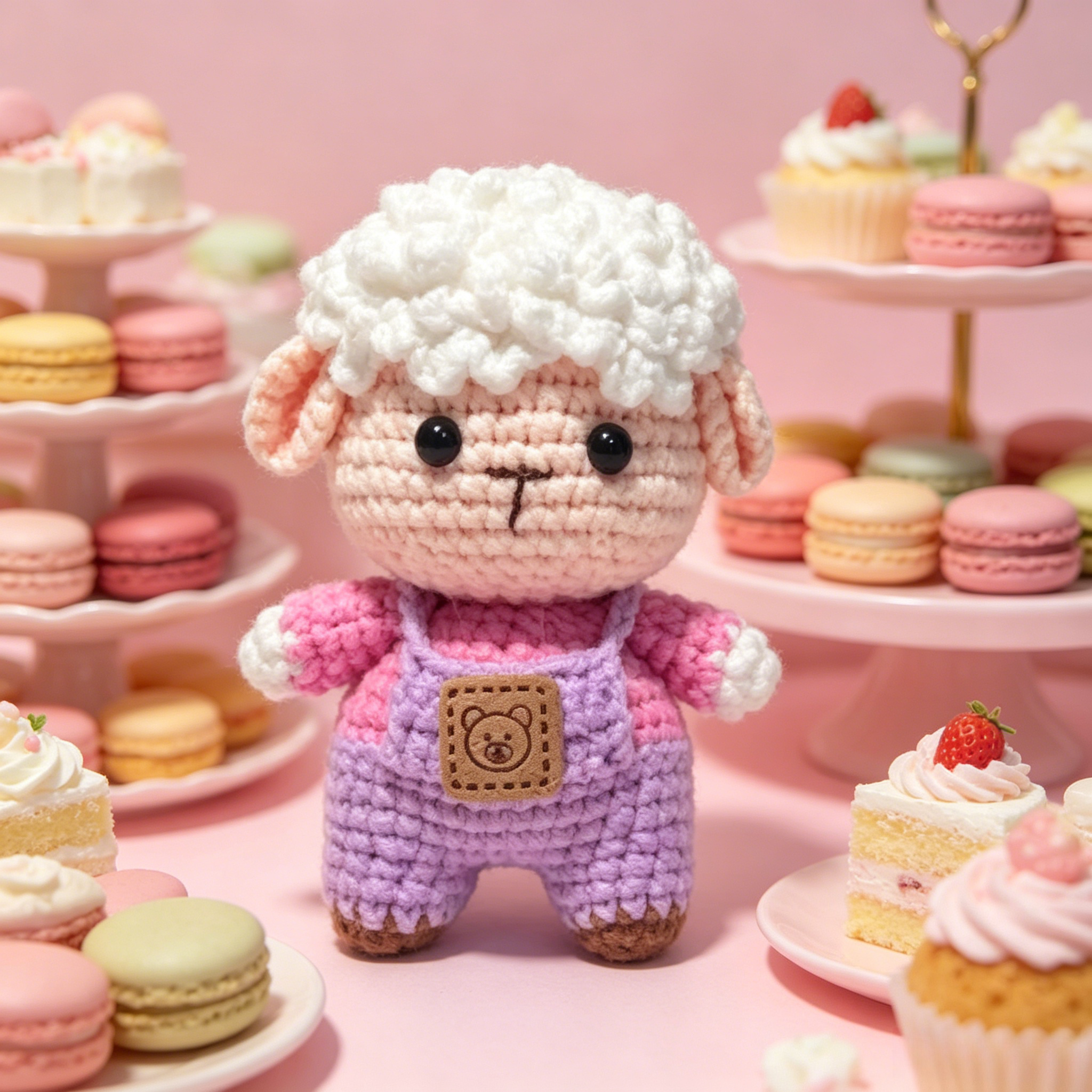 Adorable Sweet Lamb Crochet Doll | Handmade Amigurumi Stuffed Animal