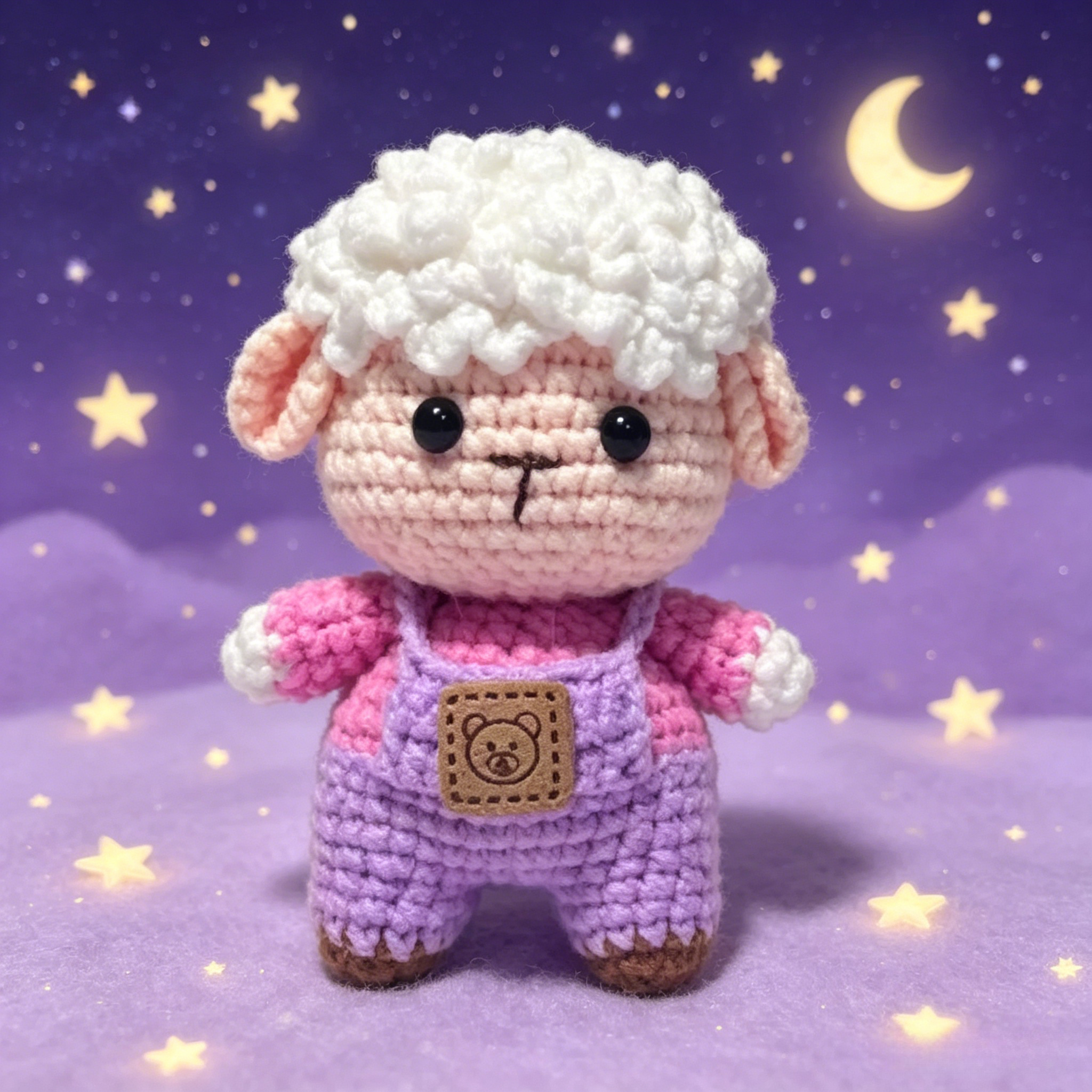 Adorable Sweet Lamb Crochet Doll | Handmade Amigurumi Stuffed Animal