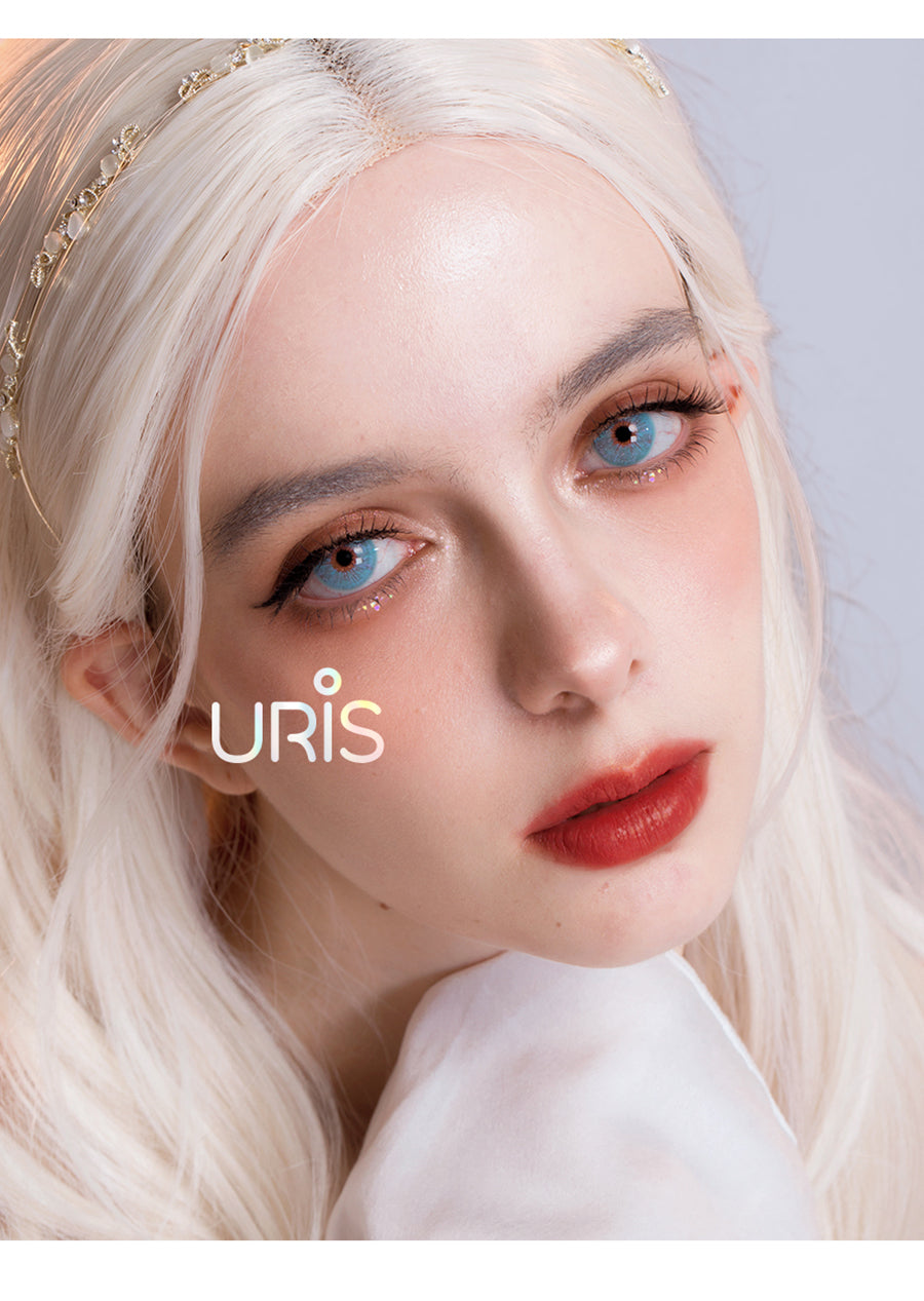 The most pigmented yet natural purple galaxy colored contacts