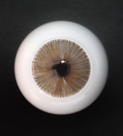 Preview of Uris Arctic Brown Colored Contacts on light eyes(after)