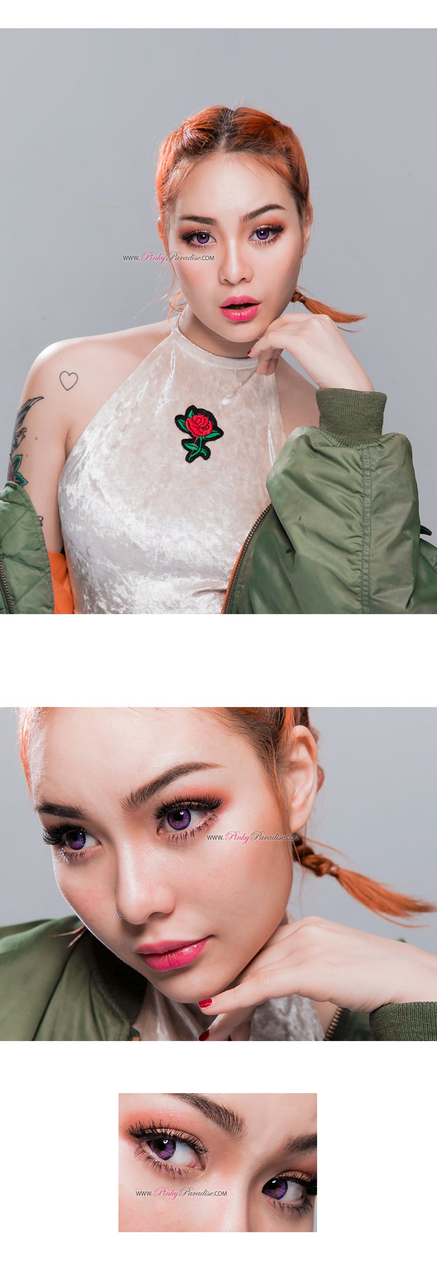 Venus Eye Violet Circle Lenses (Colored Contacts)