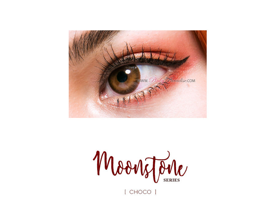 Princess Pinky Moonstone Choco Circle Lenses Closeup